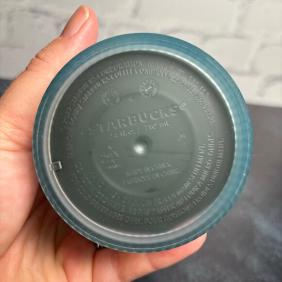 Starbucks 2024 Anniversary Shell Soft Touch Mint Green Venti Tumbler - Picture 5 of 5